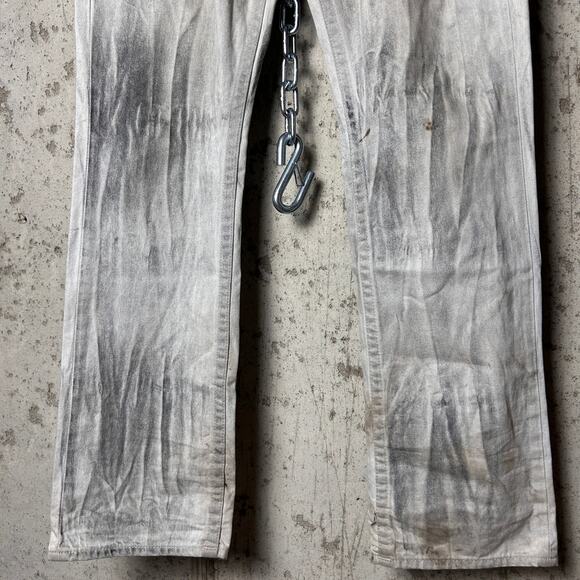 True Religion World Tour Kiss Of Death Wash 33" Cotton Straight Fit Jeans - Picture 5 of 8